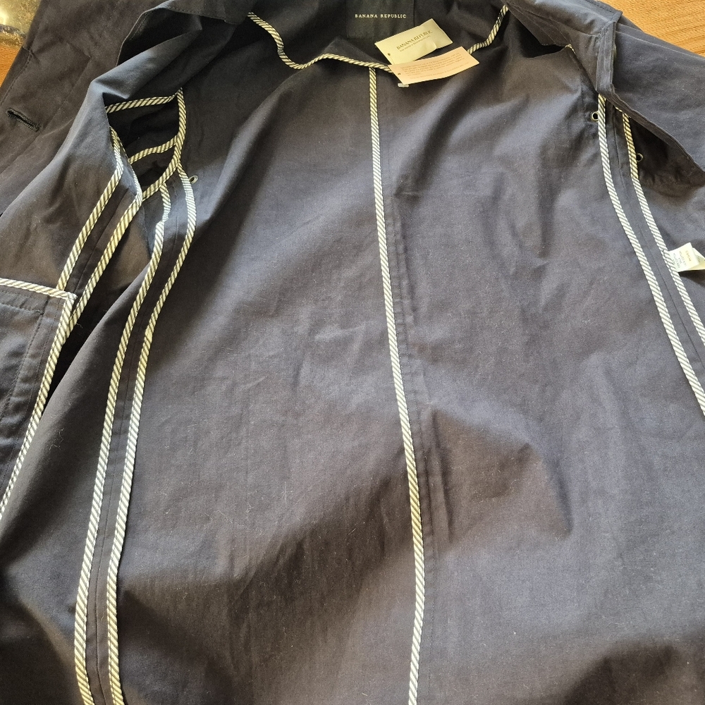 Banana Republic Trench Coat - Womens Petite Large‎ - Picture 5 of 6